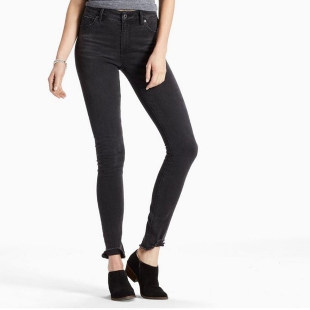 Lucky Brand Bridgette High Rise Skinny Jean With Raw Hem